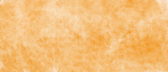 Orange background with grunge texture. Fall and  autumn colors design. Aged vintage texture in warm orange color. Halloween or Thanksgiving Day paper or banner, flyer, poster, brochure, postcard.