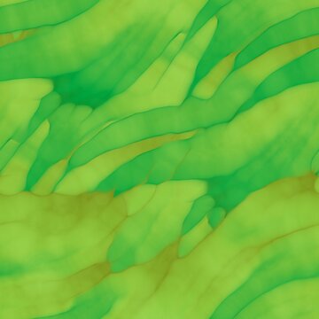 Seamless abstract green watercolor leaves background