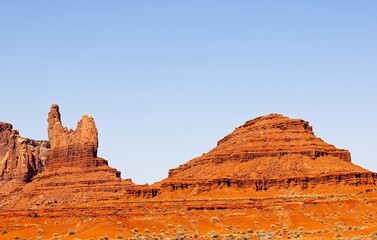 Rock Outcroppings In Monument Valley, Utah