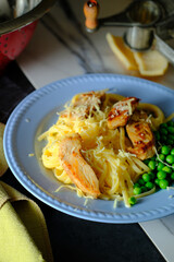 Italian Fettuccine Alfredo Dinner