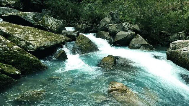 Summer Landscape on the Amola Falls