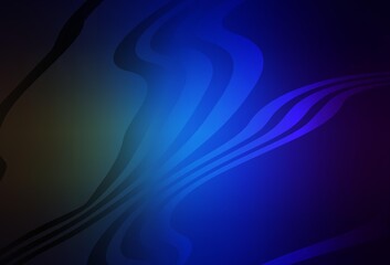 Dark Blue, Green vector blurred background.