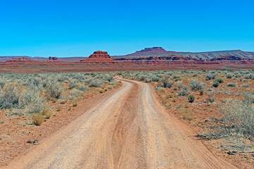 Dirt Road into the Red Rocks Country