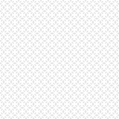 Seamless geometric abstract pattern. Rhombus texture, subtle floral lattice, mesh, diamonds. Oriental traditional modern background. Gray and white vector ornament, repeat tiles, modern design