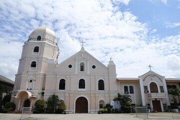 Die Obando Kirche, ist eine römisch-katholische Kirche in der Gemeinde Obando in der philippinischen Provinz Bulacan - obrazy, fototapety, plakaty
