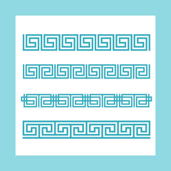 Vector Greek ornament design vector illustration