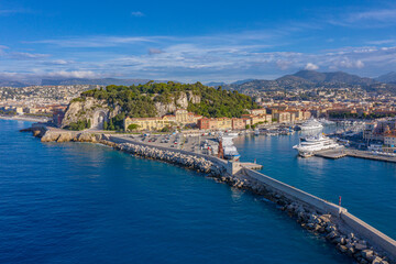 Fototapeta na wymiar Port de Nice