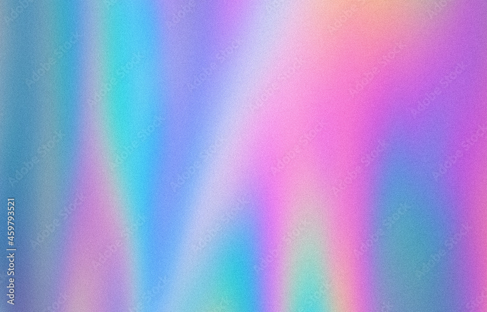 Poster abstract pastel holographic blurred grainy gradient background texture. colorful digital grain soft 