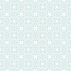Arabesque hand drawn pattern. Turquoise symmetrical kaleidoscope background. Textile ready emotional print, swimwear fabric, wallpaper, wrapping. Oriental arabesque hand drawn design.