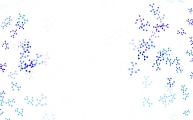 Light Pink, Blue vector template with artificial intelligence structure.