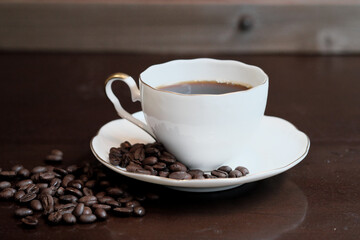 落ち着いたコーヒータイムのイメージ素材
