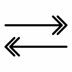 Arrow vector icon. High quality and suitable for your design, web design, mobile app design, etc. Isolated vector illustration on a white background.