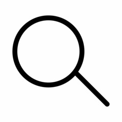 Search vector symbol and icon. High quality and suitable for your design, web design, mobile app design, etc. Isolated vector illustration on a white background.