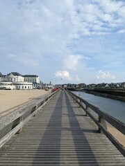 Fototapeta premium Overview of Trouville in Normandy, France - September 2021