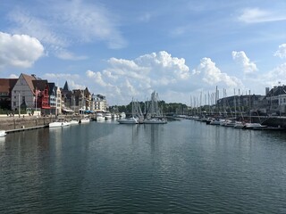 Overview of Trouville in Normandy, France - September 2021