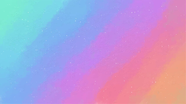 abstract rainbow watercolor painting background vector.  Light Pink, Blue vector cover with astronomical stars. Shining colored illustration with bright astronomical stars.
 