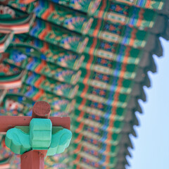 한국 사찰 구조물 난간