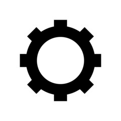 balck gear icon