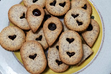 cookies on plate