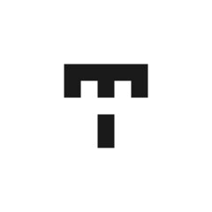 Creative logo design initials TH