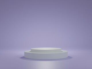 3d background products display podium scene with geometric platform. stand to show cosmetic products. Stage showcase on pedestal display blue summer