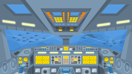 Submarine Cockpit  - Interior Scenes