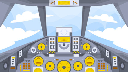 Fighter Jet Cockpit - Interior Scenes