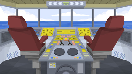 Ship Cockpit  - Interior Scenes