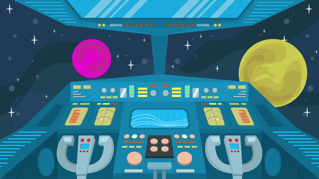 Spaceship Cockpit  - Interior Scenes