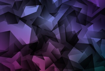 Light Purple, Pink vector low poly texture.