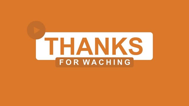 video about thanks for watching