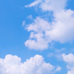 blue sky with clouds