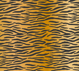 Fototapeta premium Yellow and black tiger stripe pattern