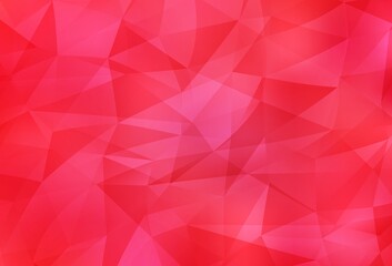 Light Red vector abstract mosaic backdrop.