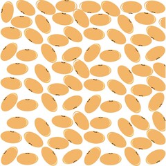 Soybean icon logo vector
