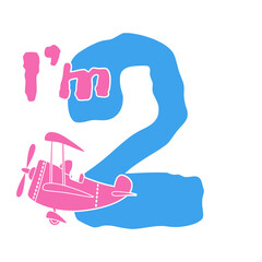 I'm two Boy Birthday Party, Little Airplane, 2nd birthday