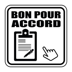 Logo bon pour accord.