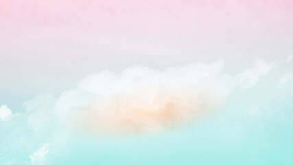 soft blurred artistic cloudy sky with pastel gradient color, nature abstract background