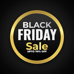 black friday.  Abstract attractive black friday sale banner