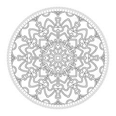 Mandala vector element round ornament decoration