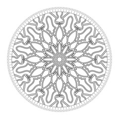 Mandala vector element round ornament decoration