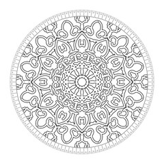 Mandala vector element round ornament decoration