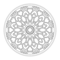 Mandala vector element round ornament decoration