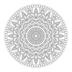 Mandala vector element round ornament decoration