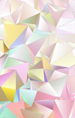 Abstract Low-Poly background. triangulated texture. Design 3d. Polygonal geometrical pattern. Triangular modern style