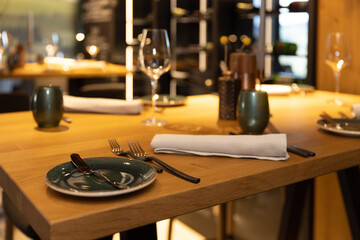 Tisch eindecken Diner Essen Ambiente