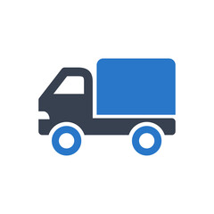 Truck icon vector graphic
