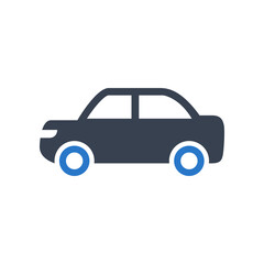 Car icon vector graphic