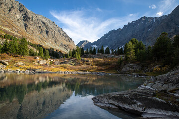lake in the mountains