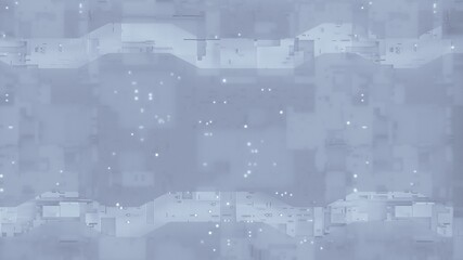 White futuristic engeneering background. 3D render illustration